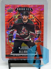 2022-23 Upper Deck Allure Red Rainbow Rookie Jack McBain #125 Arizona Coyotes